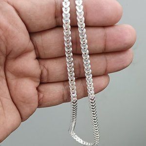 925 Sterling Silver Frenco Style Chain